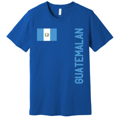 Guatemalan Flag And Guatemala Roots Gift Premium T-Shirt