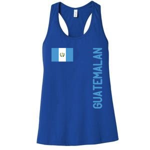 Guatemalan Flag And Guatemala Roots Gift Women's Racerback Tank