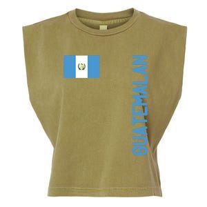 Guatemalan Flag And Guatemala Roots Gift Garment-Dyed Women's Muscle Tee