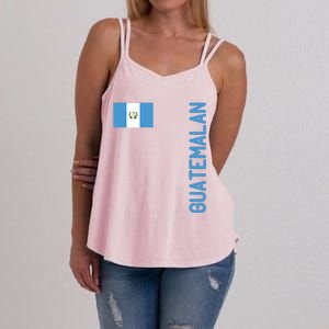 Guatemalan Flag And Guatemala Roots Gift Women's Strappy Tank