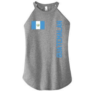 Guatemalan Flag And Guatemala Roots Gift Women's Perfect Tri Rocker Tank