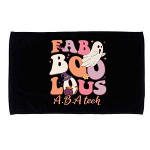 Groovy Faboolous ABA Tech Ghost Spooky Night Halloween Microfiber Hand Towel