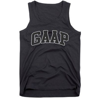 Gaap Funny Accountant For Cpa Gift Tank Top