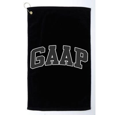 Gaap Funny Accountant For Cpa Gift Golf Towel