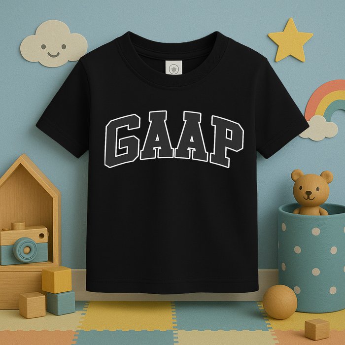 Gaap Funny Accountant For Cpa Gift Toddler T-Shirt