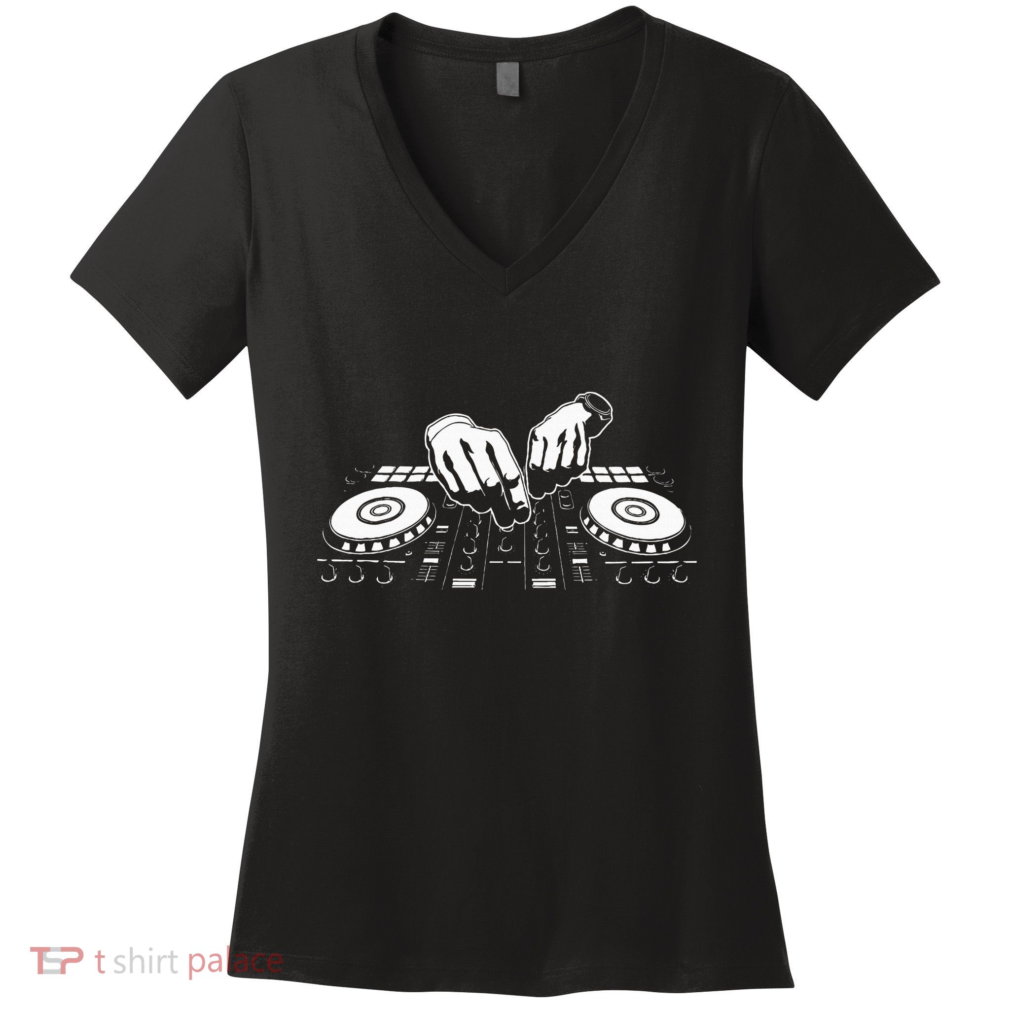 Gift For A Dj And Disc Jockey Women's V-Neck T-Shirt