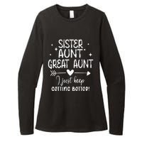 Gifts For Aunt From Grandkids Sister Aunt Great Aunt Womens CVC Long Sleeve Shirt