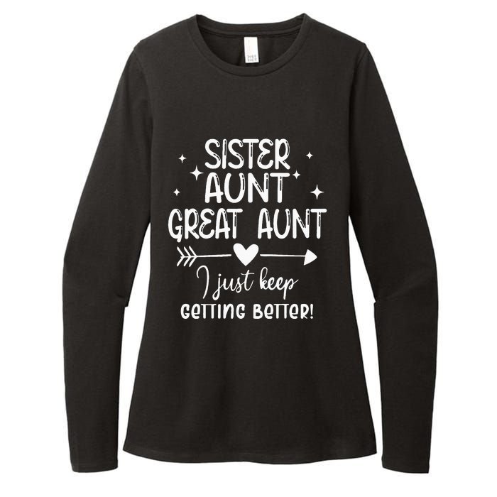 Gifts For Aunt From Grandkids Sister Aunt Great Aunt Womens CVC Long Sleeve Shirt