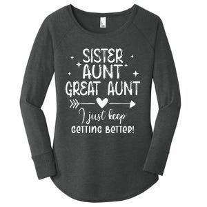 Gifts For Aunt From Grandkids Sister Aunt Great Aunt Women's Perfect Tri Tunic Long Sleeve Shirt