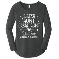 Gifts For Aunt From Grandkids Sister Aunt Great Aunt Women's Perfect Tri Tunic Long Sleeve Shirt