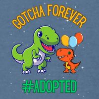 Gotcha Forever Adoption Day For Finally Adoption Day Garment-Dyed Sweatshirt