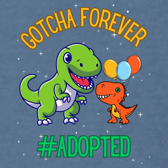 Gotcha Forever Adoption Day For Finally Adoption Day Garment-Dyed Sweatshirt