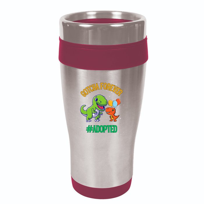 Gotcha Forever Adoption Day For Finally Adoption Day 16oz Travel Tumbler