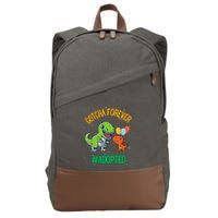 Gotcha Forever Adoption Day For Finally Adoption Day Cotton Canvas Backpack