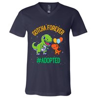 Gotcha Forever Adoption Day For Finally Adoption Day V-Neck T-Shirt