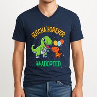 Gotcha Forever Adoption Day For Finally Adoption Day V-Neck T-Shirt
