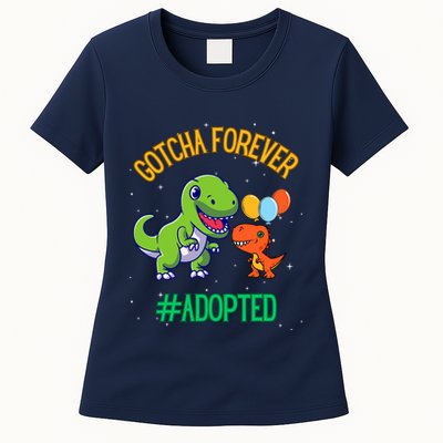 Gotcha Forever Adoption Day For Finally Adoption Day Womens T-Shirt