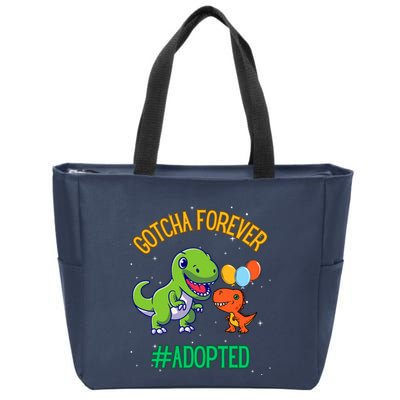 Gotcha Forever Adoption Day For Finally Adoption Day Zip Tote Bag