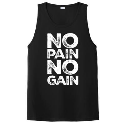 Gym Fitness And Bodybuilding Funny Gift No Pain No Gain Great Gift PosiCharge Competitor Tank