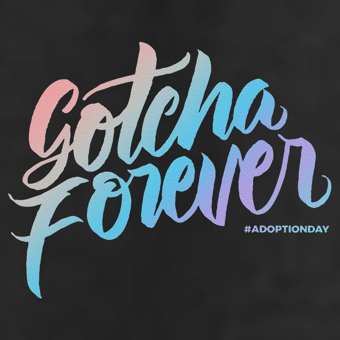 Gotcha Forever Adoption Day Proud Adopting Mom Father 11oz C Handle Ceramic Mug