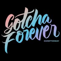 Gotcha Forever Adoption Day Proud Adopting Mom Father Flat Bill Trucker Hat
