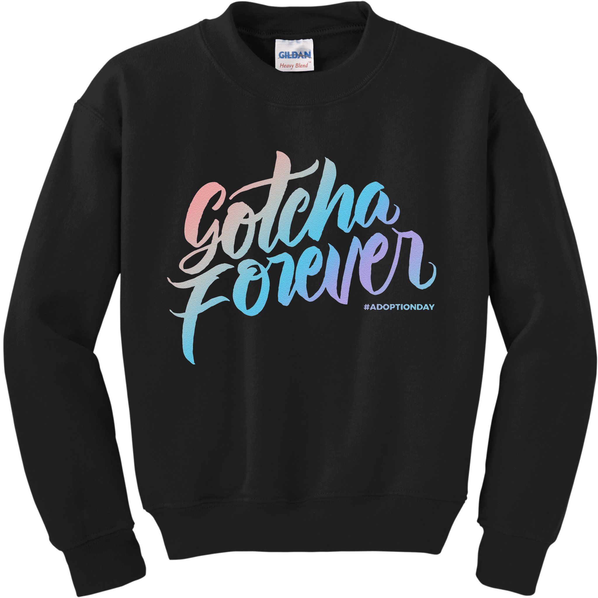Gotcha Forever Adoption Day Proud Adopting Mom Father Kids Sweatshirt