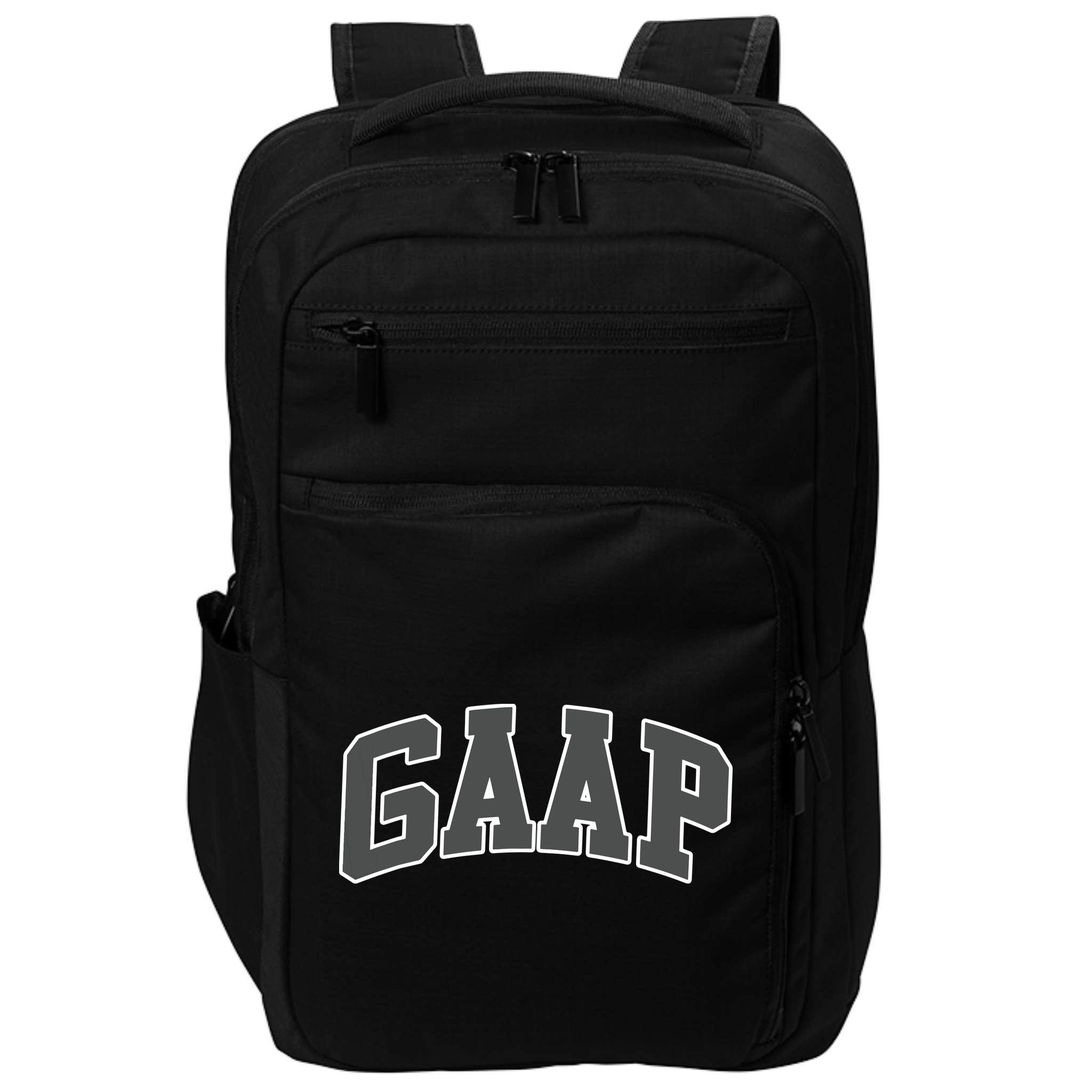 GAAP Funny Accountant T For CPA Gift Impact Tech Backpack