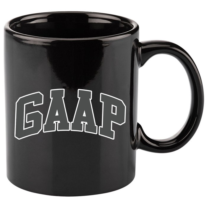 GAAP Funny Accountant T For CPA Gift 11oz C Handle Ceramic Mug