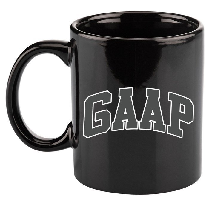 GAAP Funny Accountant T For CPA Gift 11oz C Handle Ceramic Mug