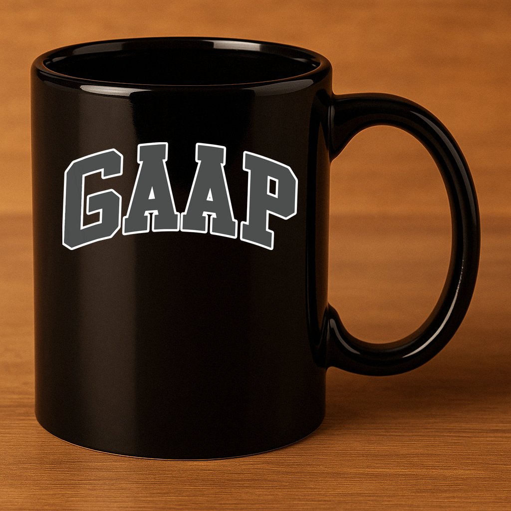 GAAP Funny Accountant T For CPA Gift 11oz C Handle Ceramic Mug