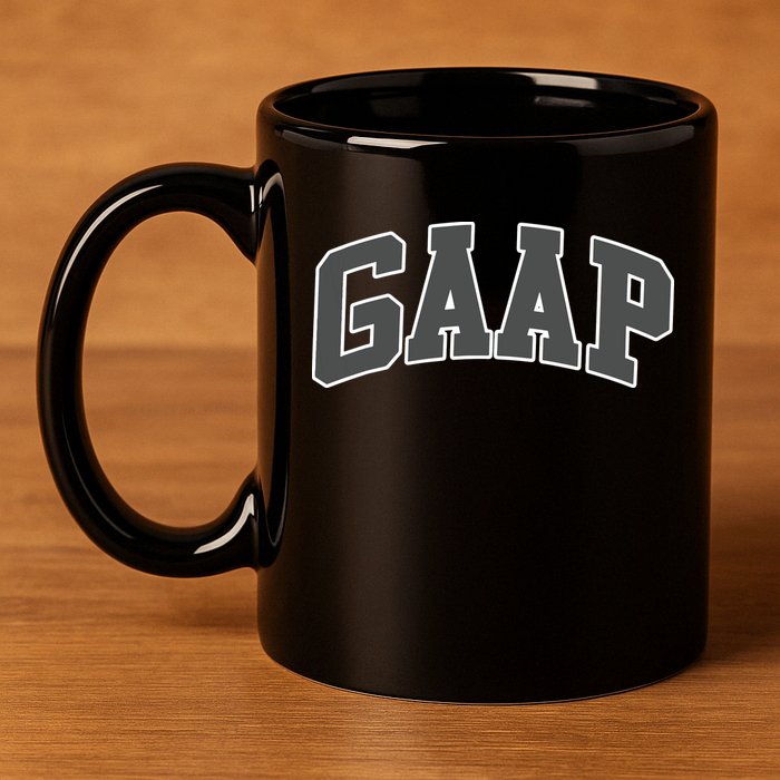 GAAP Funny Accountant T For CPA Gift 11oz C Handle Ceramic Mug