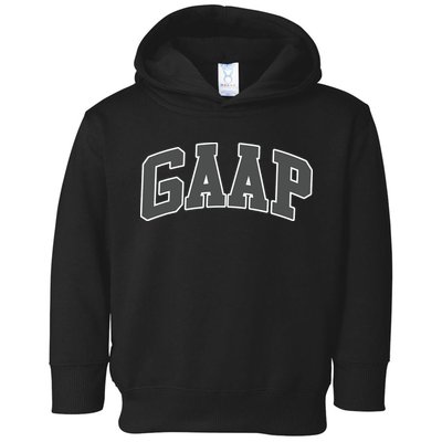 GAAP Funny Accountant T For CPA Gift Toddler Hoodie