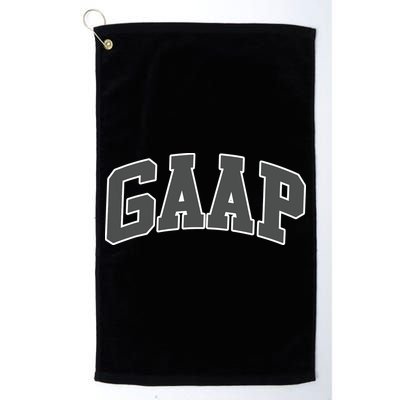 GAAP Funny Accountant T For CPA Gift Golf Towel