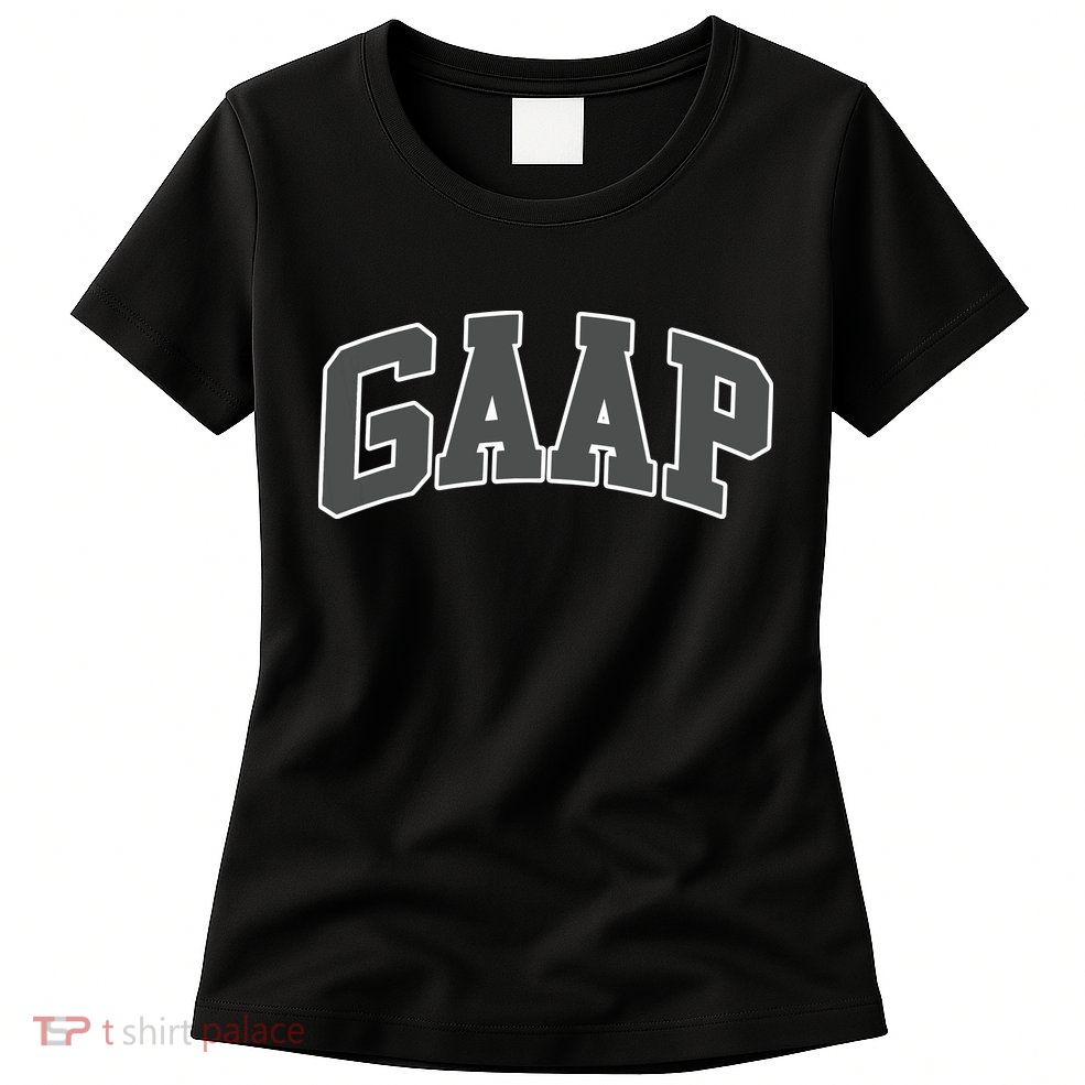 GAAP Funny Accountant T For CPA Gift Womens T-Shirt