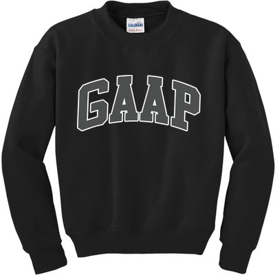 GAAP Funny Accountant T For CPA Gift Kids Sweatshirt