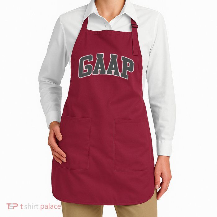 GAAP Funny Accountant T For CPA Gift Apron
