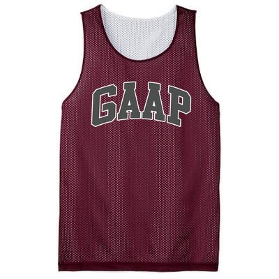 GAAP Funny Accountant T For CPA Gift Mesh Reversible Basketball Jersey Tank