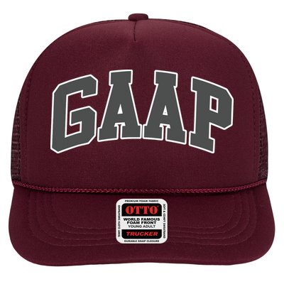 GAAP Funny Accountant T For CPA Gift Trucker Hat