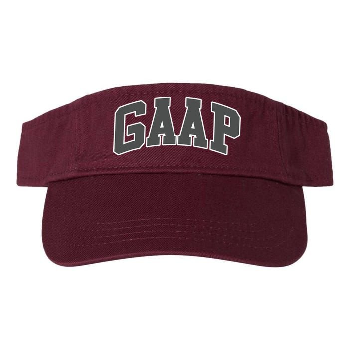 GAAP Funny Accountant T For CPA Gift Visor