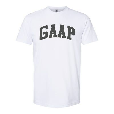 GAAP Funny Accountant T For CPA Gift Softstyle CVC T-Shirt