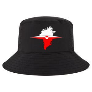 Greenland Flag And Kayak Qujaq Cool Comfort Performance Bucket Hat