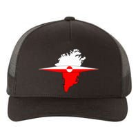 Greenland Flag And Kayak Qujaq Yupoong Adult 5-Panel Trucker Hat