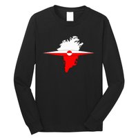 Greenland Flag And Kayak Qujaq Long Sleeve Shirt