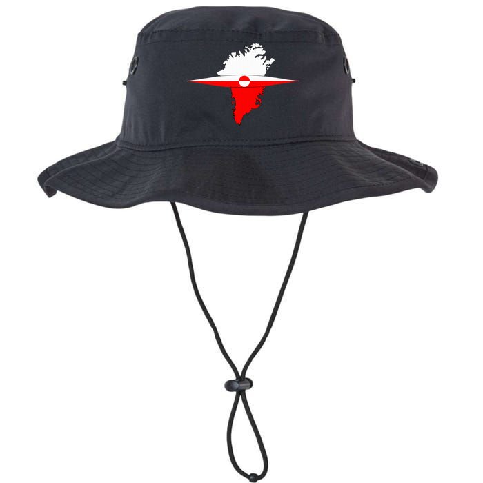 Greenland Flag And Kayak Qujaq Legacy Cool Fit Booney Bucket Hat