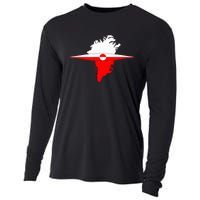 Greenland Flag And Kayak Qujaq Cooling Performance Long Sleeve Crew