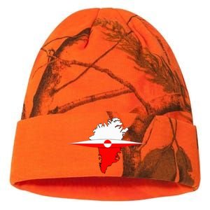 Greenland Flag And Kayak Qujaq Kati Licensed 12" Camo Beanie