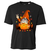 Gnomes Fall Autumn Cute Halloween Thanksgiving Cooling Performance Crew T-Shirt