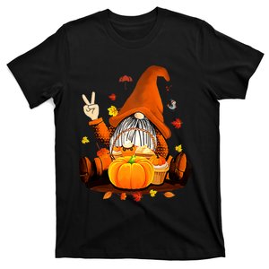 Gnomes Fall Autumn Cute Halloween Thanksgiving T-Shirt