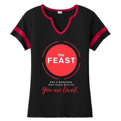 Grand Feast And Fellowship 2024 Ladies Halftime Notch Neck Tee