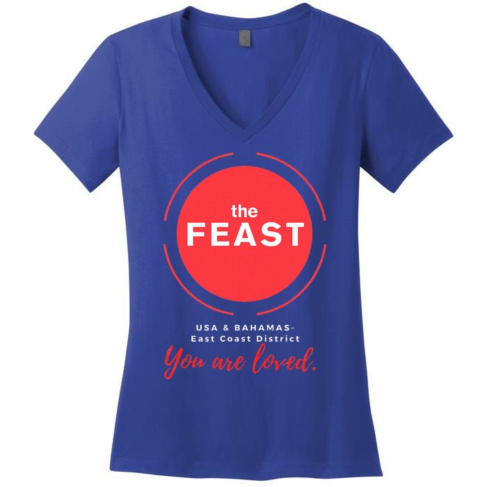 Grand Feast And Fellowship 2024 Women's V-Neck T-Shirt